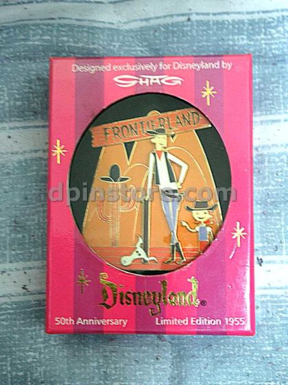 Disneyland 50th Anniversary Frontierland Limited Edition Pin By SHAG