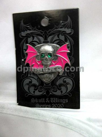 Hard Rock Cafe 3D Skull With Wings Global Pin (No City Name)