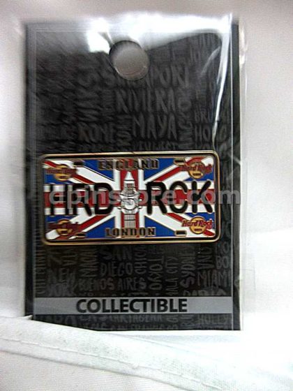 Hard Rock Cafe Core License Plate Pin (England London)