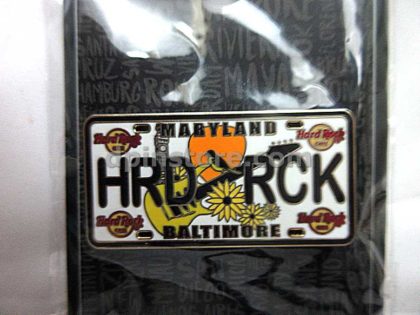 Hard Rock Cafe Core License Plate Pin (Maryland Baltimore)