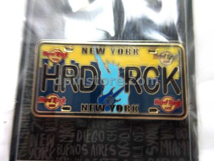 Hard Rock Cafe Core License Plate Pin (New York)