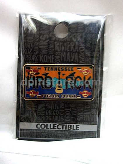 Hard Rock Cafe Core License Plate Pin (Tennessee Pigeon Forge)