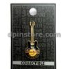 Hard Rock Cafe Hong Kong Guitar Pin (Black)