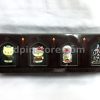 Hello Kitty Black Wonder Pins Set of 4