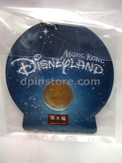 Hong Kong Disneyland Chow Tai Fook Jewellery 24k Gold Coin