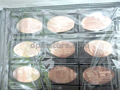 Hong Kong Disneyland Elongated Penny Coins All Set of Year 2019 (Total 17 Sets)