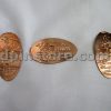 Hong Kong Disneyland Elongated Penny Coins Set of 3 (Year 2023)