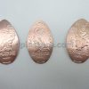 Hong Kong Disneyland Frozen Elongated Penny Coins Set of 3 (2020 Version)