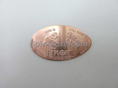 Hong Kong Disneyland Disney Explorers Lodge Elongated Penny Coins Set of 3 (2020 Version)