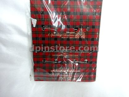Hong Kong Disneyland "Magic Access" Christmas Badge Pins Set of 4