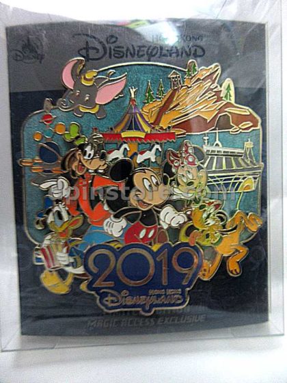 Hong Kong Disneyland Mickey Mouse 2019 Limited Edition Pin