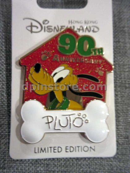 Hong Kong Disneyland Pluto 90th Anniversary Limited Edition Pin