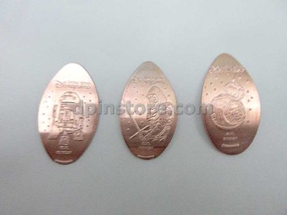 Hong Kong Disneyland Star Wars Elongated Penny Coins Set of 3 (2020 Version)