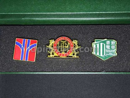 Hong Kong Tramways 110th Anniversary Pins Set of 3 Limited Edition