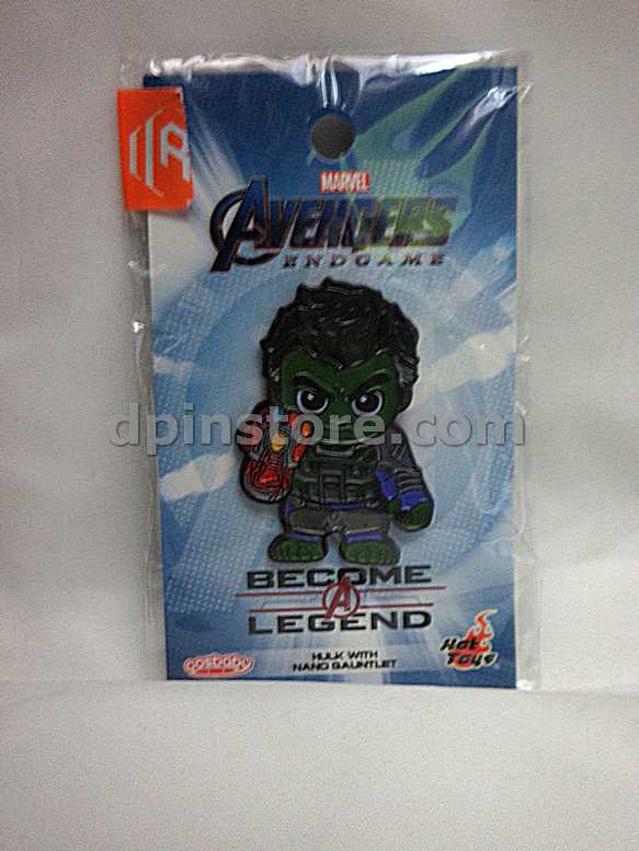 NEW Hot Toys Avengers End Game Nano Gauntlet 1.5" Cosbaby Pin 