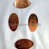 Taiwan Kaohsiung Attractions Souvenir Elongated Penny Set of 4